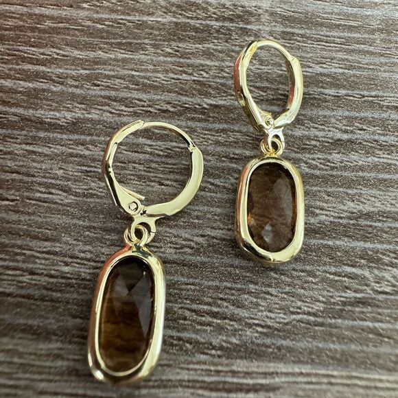 Bohemian hoop earrings N515 - Picture 2 of 3